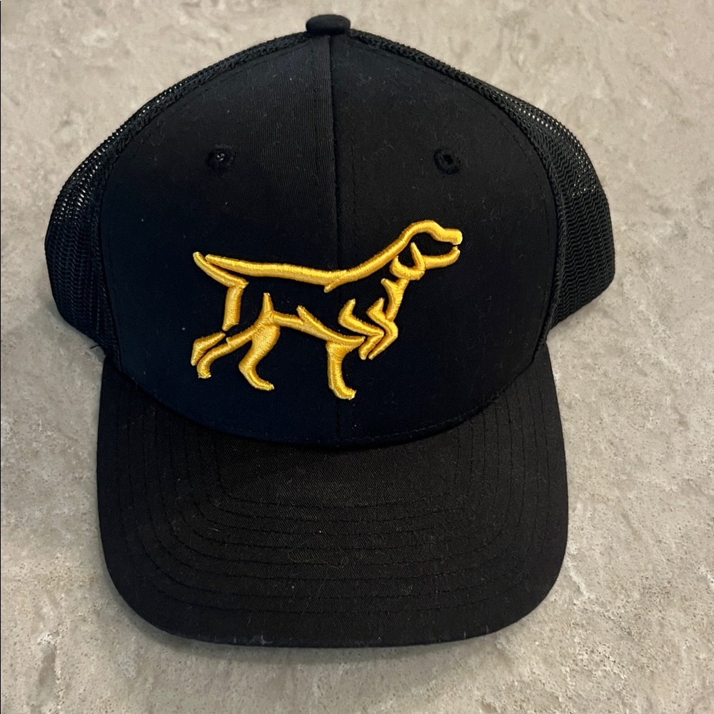 Fieldstone Black and Gold Embroidered Cap